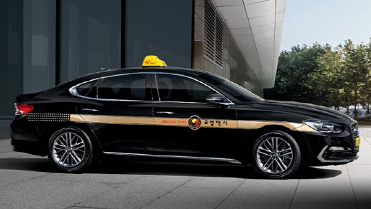 현대자동차 그랜저 택시 모델. <현대자동차 제공>